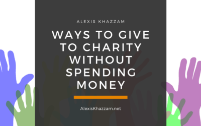 Ways to Give to Charity Without Spending Money